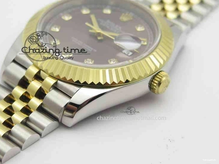 Dial Bracelet Maker II Jubilee SS 41mm Best Edition Diam YG A2813 Gray On BP DateJust 0224